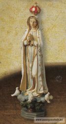 Fatimai Szűz Mária szobor nagy