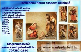 Betlehemi figura csoport kollekció kiváló minőségben 40 cm