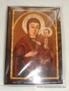 Kasírozott ikon Máriapócsi Szűzanya képeslap méret